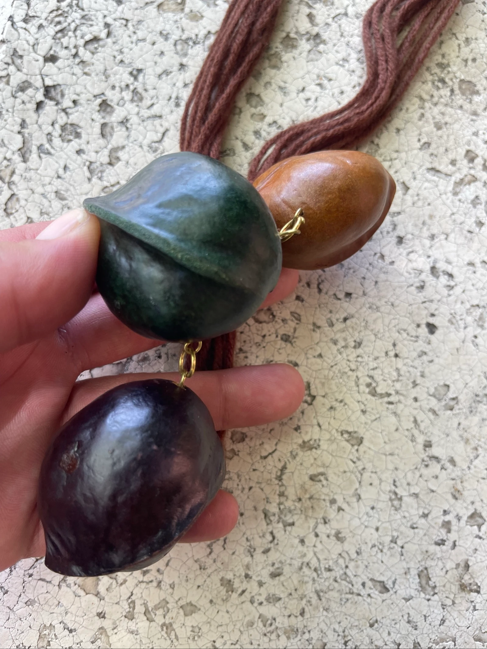 Natural seed necklace – photo 2